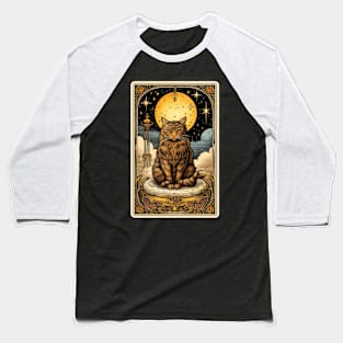 Cat Tarot Card Baseball T-Shirt